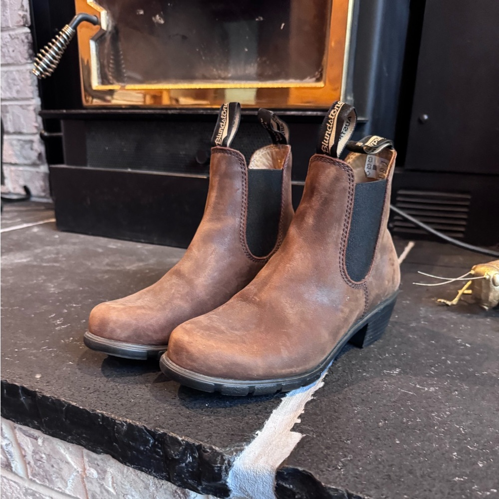 Blundstone Heel: Ws in Antique Brown